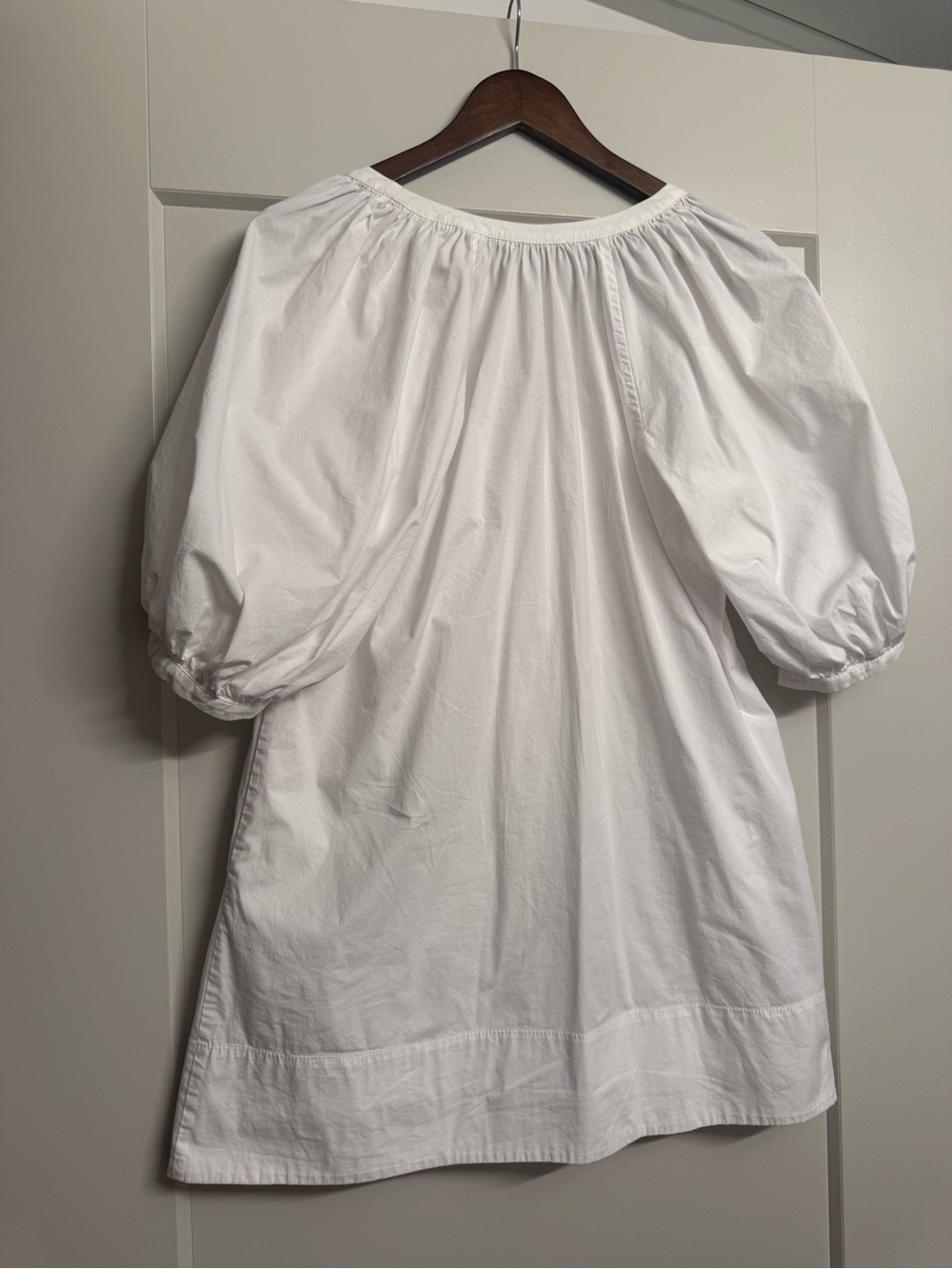 STAUD MINI VINCENT DRESS WHITE - Picture 3 of 3